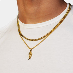 Angels Wing Pendant (Gold)
