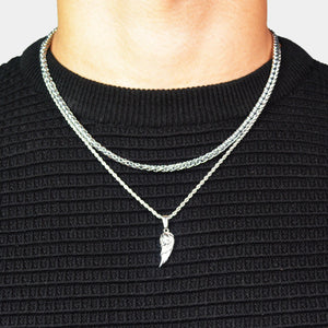 Angels Wing Pendant (Silver)
